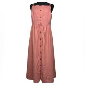 knee length dresses for ladies Ora Linen Blend Shirt Dress-Navy